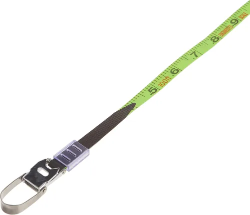Vista 4 de Komelon 8811 - Cinta métrica de carrete abierto de retroceso rápido con hoja de fibra de vidrio recubierta de nylon doble, 100 pies por 1/2 pulgada