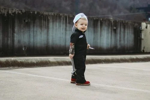 Vista 4 de Knuckleheads mono para niños, overol de mecánico, traje de Halloween, disfraz para bebé
