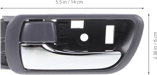 Vista 2 de 2pcs Chrome Interior Driver Side Door Handles Replacement for Mid-Size Sedan 2002-2006 Auto Door Pull Grips Trim Accessories