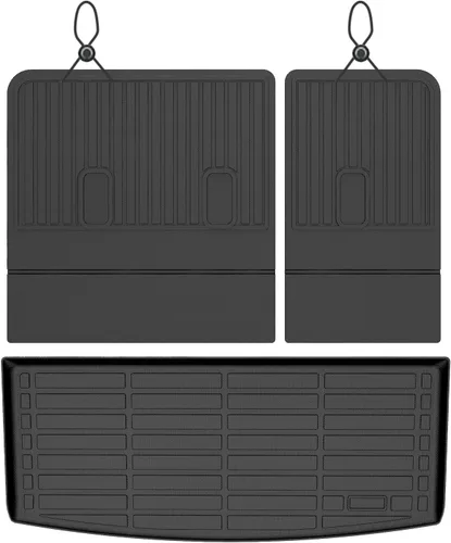 Vista 31 de Forro de carga para Jeep Compass/Patriot 2007-2016 y 2007-2012 Dodge Caliber, alfombras de carga para todo clima para accesorios de Compass
