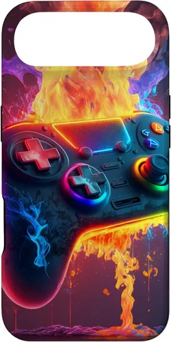Vista 27 de Gamer Aesthetic Graphic Gaming Video Games Boys Funda para iPhone 17 para adolescentes y niños