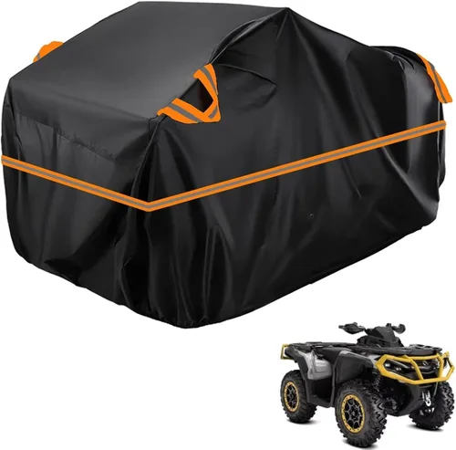 Vista 26 de Cubierta para ATV impermeable compatible con Arctic Cat H1 EFI TRV Cruiser 4x4 2011, cubierta de 210D para vehículos de 4 ruedas, cubierta para quad