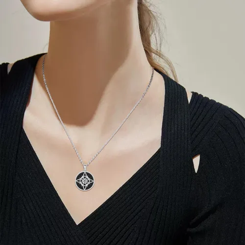 Vista 3 de Collar de nudo de brujas para mujer