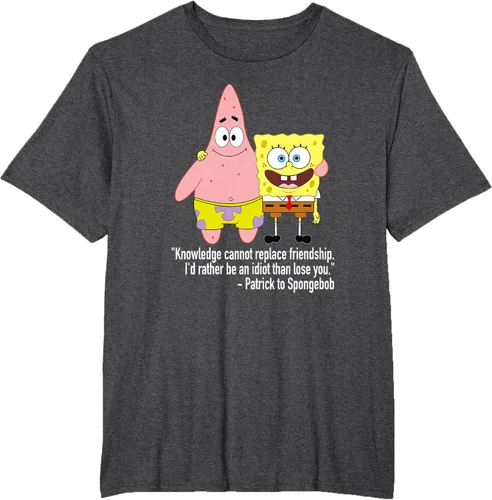 Vista 18 de Mademark x SpongeBob SquarePants - Patrick & SpongeBob - Camiseta de la amistad Asfalto