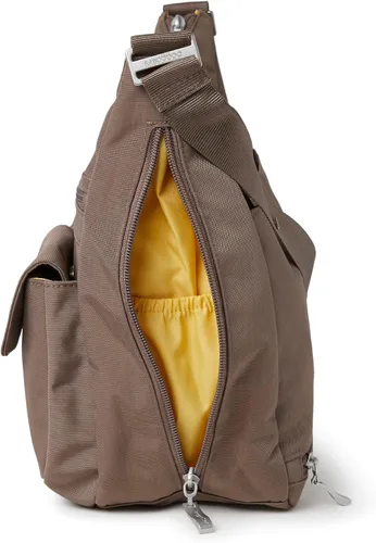 Vista 33 de Baggallini womens Everywhere Bagg Crossbody Women 11x9 Lightweight Nylon Hobo Water-resistant Travel Bag W/Rfid