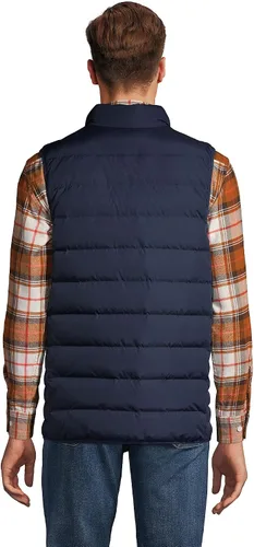 Vista 2 de Lands' End Chaleco acolchado de plumón para hombre