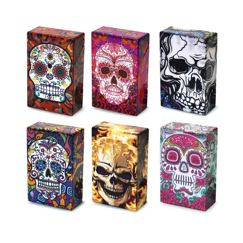 Vista 5 de Caja de cigarrillos - Caja de cigarrillos de tamaño normal estilo Skul (6 cajas) (normal-6 cajas)