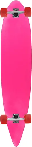 Vista 2 de Moose Pintail - Longboard completo de 9 x 43 pulgadas, color rosa neón