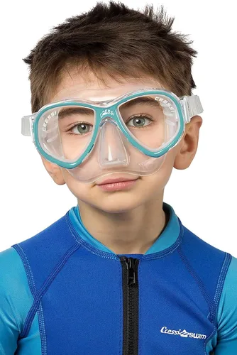 Vista 6 de Cressi Máscara de silicona para niños y niñas Perla Jr Made in Italy