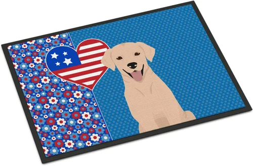 Vista 133 de Caroline's Treasures WDK5119JMAT Airedale Terrier USA - Tapete para interiores o exteriores, 24 x 36 pulgadas, tapete para puerta delantera