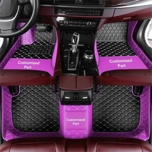 Vista 27 de Tapete para piso de automóvil hecho a medida para el 96% de los modelos de automóvil, cobertura completa, protección interior, impermeable, Beige