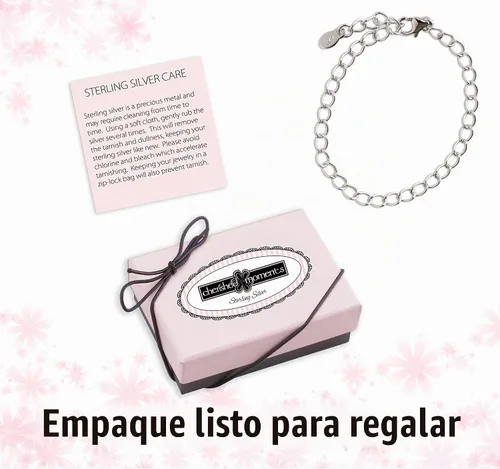 Vista 7 de Cherished Moments Charm Bracelet, .925 Sterling Silver plateado-medio (1-5 años)