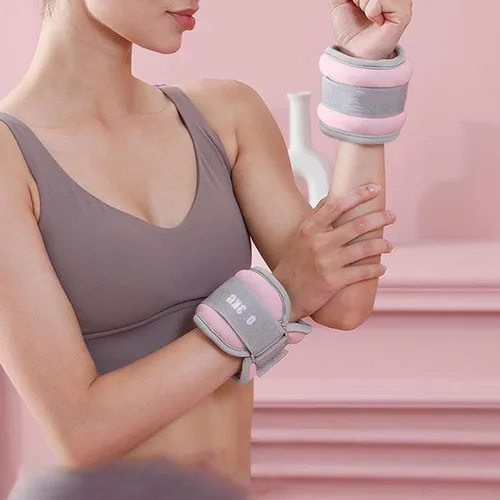 Vista 7 de 1 par de pesas ajustables de muñeca para hombres y mujeres de 0.66 libras, para yoga, caminar, aeróbicos, ejercicio de baile y otros ejercicios