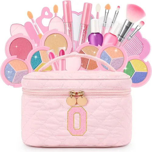 Vista 11 de Juego de maquillaje lavable para niños, 29 piezas, juguetes de maquillaje