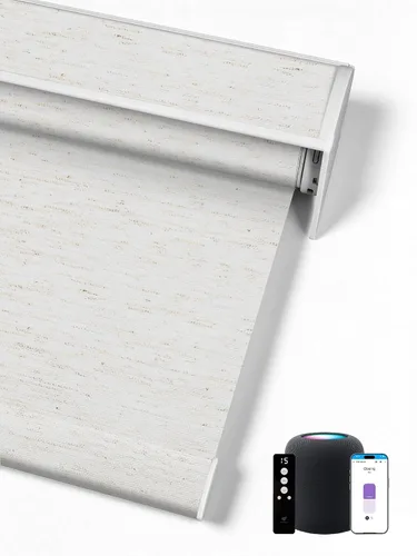 Vista 20 de SmartWings Persianas Enrollables Inteligentes Motorizadas con Filtro de Luz, Persianas Eléctricas con Control Remoto para Ventanas Compatibles