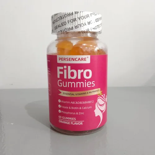 Vista 2 de 60 gomitas de fibra con sabor a naranja natural para el bienestar de las mujeres