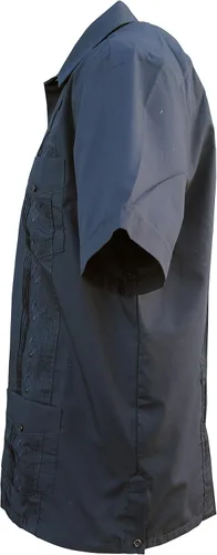 Vista 2 de Foxfire Men's Casual Guayabera Cuban Shirt Regular, Big & Tall Sizes, Short Sleeve Pockets Cotton Blend