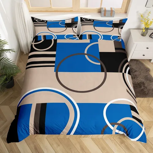 Vista 30 de Erosebridal Bohemian Duvet Cover Twin Country Southwestern Comforter Cover for Kids Teens Boho Aztec Arrows Diamond Bedding Set Black Gray Geometric