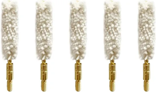 Vista 6 de . 22 Cal Bore Mop Gun Cepillo de limpieza para pistola de rifle de 22 lr (6 piezas)
