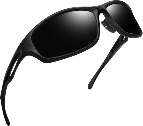 Vista 22 de Joopin Rectangle Sports Sunglasses Polarized UV400 Protection Wrap Around