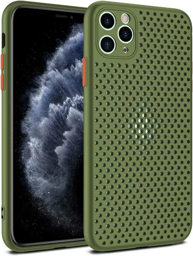 Vista 23 de Funda de disipación de calor para teléfono, nueva funda celular permeable con agujeros para disipación de calor, protección completa de lente