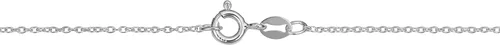 Vista 3 de Kooljewelry Collar de plata de ley u oro amarillo sobre plata de ley para mujer (0.047 in, 0.063 in o 0.083 in)
