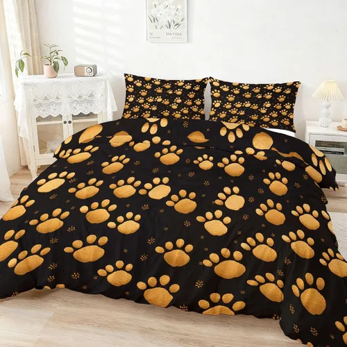 Vista 13 de Duvet Cover Minimalist Geometric Ribbons Triangles Pattern, Soft Breathable Anti-Pilling Black Print Comforter Cover 68" x 86", Twin Size Bedding