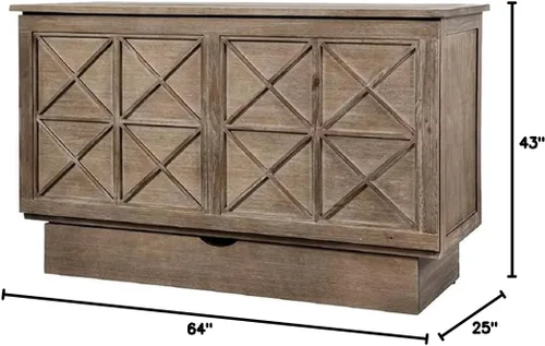 Vista 3 de Arason Essex Creden-ZzZ - Cama de gabinete Natural