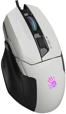 Vista 2 de Bloody Gaming W70 Max Gaming Mouse 10.000 CPI 250 IPS RGB Gaming Mouse Panda White