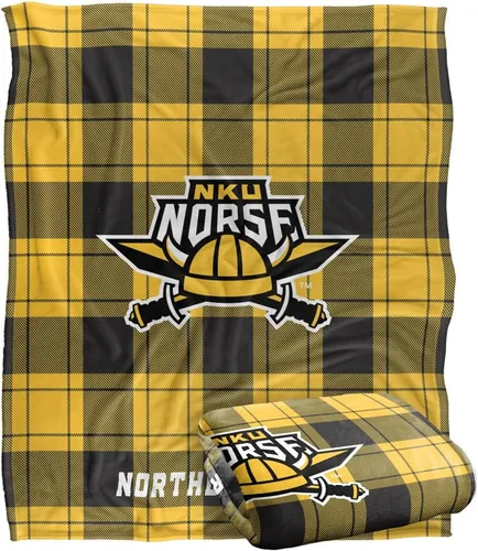 Vista 229 de LOGOVISION St John's University Campus Plaid Spirit Silky Touch Manta súper suave 36 x 58 pulgadas