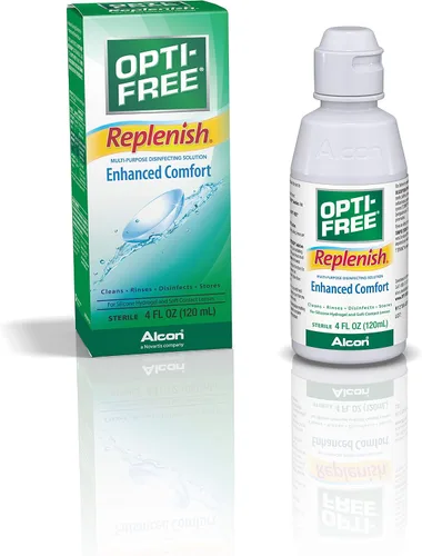 Vista 9 de Opti-Free Reponer gotas de rehumedecimiento, 0.33 onzas líquidas