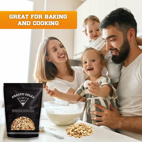 Vista 6 de Presto Sales LLC - Almendras, frescas y deliciosas, picadas pequeñas, crudas, perfectamente naturales, de calidad, frescas, ideal para adultos