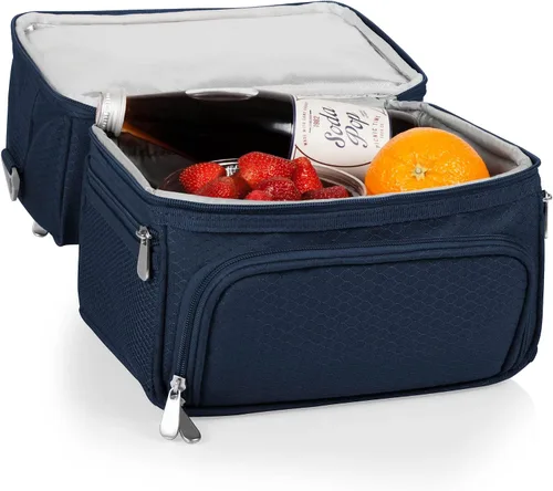 Vista 15 de PICNIC TIME NCAA Nebraska Cornhuskers Pranzo - Lonchera aislada con juego de pícnic, bolsa enfriadora para el almuerzo