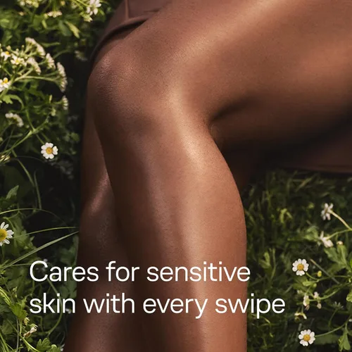 Vista 6 de Schick Hydro Silk Sensitive - Recambios de cuchillas de afeitar para mujer, 4 unidades, maquinillas de afeitar de 5 cuchillas para piel sensible