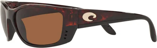 Vista 3 de Costa Del Mar Mens Fisch Low Bridge Fit Rectangular Sunglasses