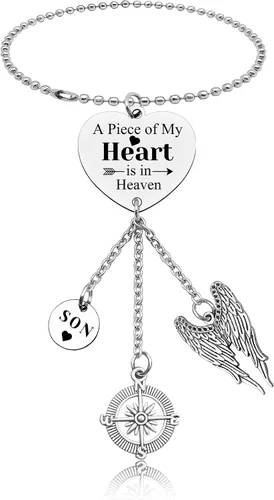 Vista 14 de Regalos conmemorativos para hermanos para mujeres y hombres, accesorios para colgar en el automóvil, regalo de condolencias, regalos conmemorativos