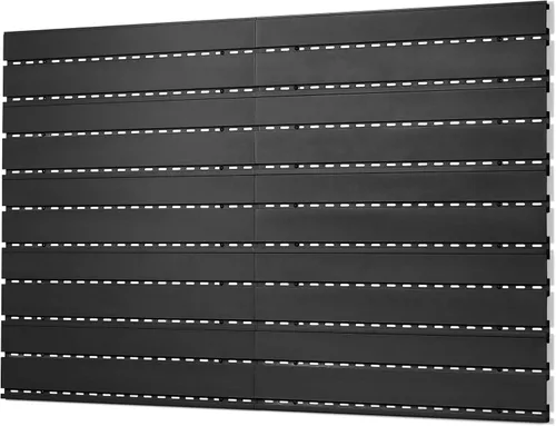 Vista 15 de Savior Equipment Sistema de rack de pared de acero resistente, paneles de pared de acero resistente, almacenamiento de montaje en pared, 5 o 10 Gris