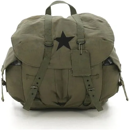 Vista 5 de Rothco Mochila de lona vintage Weekender con estrella