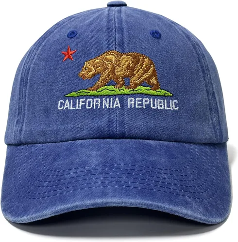 Vista 15 de Hepandy Sombreros bordados de California Bear