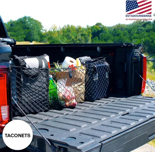 Vista 7 de TacoNets Bolsa de Carga Envelope para GMC Sierra y Chevy Silverado - Compatible con 2013-2025 - Bungee de 5mm Actualizado - Bolsa de Almacenamiento