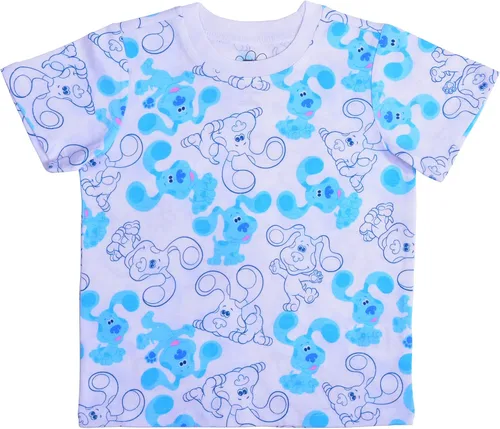 Vista 2 de Nickelodeon Blues Clues Boys T-Shirt and Jogger Pants Set for Toddlers GreyBlueWhite
