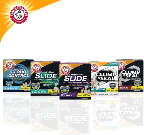 Vista 10 de ARM & HAMMER Clump & Seal - Arena para gatos, aroma fresco, 14 libras