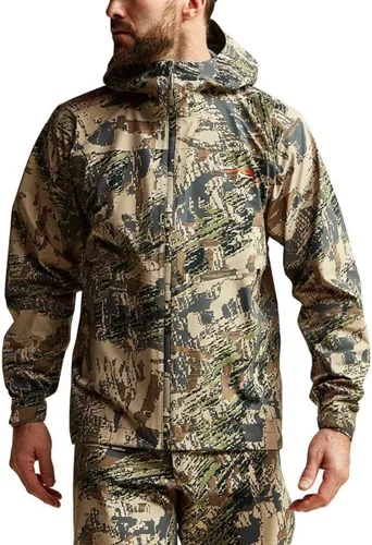 Vista 3 de SITKA Gear Chaqueta de caza ligera impermeable Dew Point para hombre