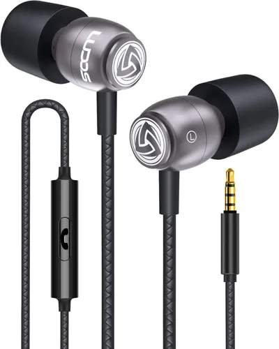 Vista 29 de Auriculares con cable Ludos Clamor, auriculares intraaurales, 5 años de garantía, auriculares con micrófono, auriculares con aislamiento de ruido