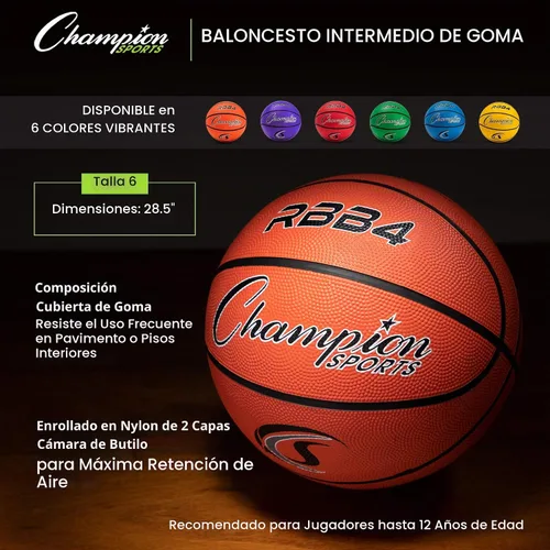 Vista 3 de Champion Sports Pro-Style Basketball Azul