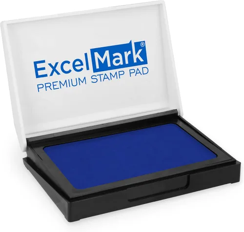 Vista 11 de ExcelMark - Almohadilla de tinta para sellos de goma 1-7/8 por 3-1/8 pulgadas - Negro