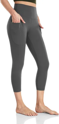 Vista 4 de HeyNuts Essential Capri Leggings with Side Pockets for Women 19'' 21