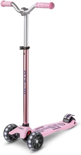 Vista 7 de Micro Kickboard Maxi Pro LED 3-Wheel Kids Scooter, Ages 5-12, Up to 110lbs