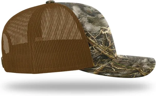 Vista 4 de Richardson 112 Gorra de Camionero - Gorra Snapback Ajustable Premium - Gorras Richardson en Blanco de Seis Paneles Estructurados Árbol real Max 7