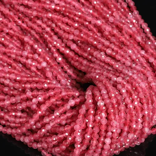 Vista 72 de 180 piezas 2mm Cuentas de piedras preciosas de turquesa africana natural facetada redonda suelta para hacer joyas